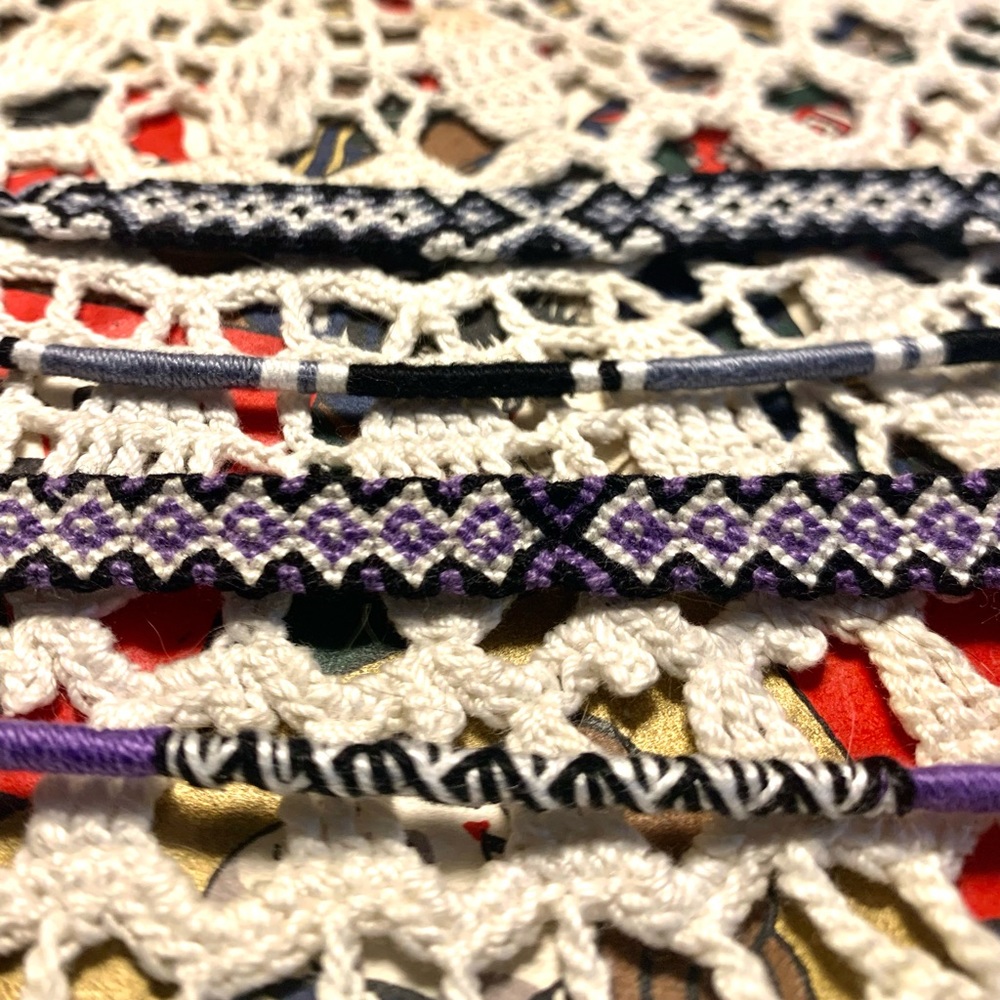 Handmade Braided Thread Bracelets - Picture 4 of 6